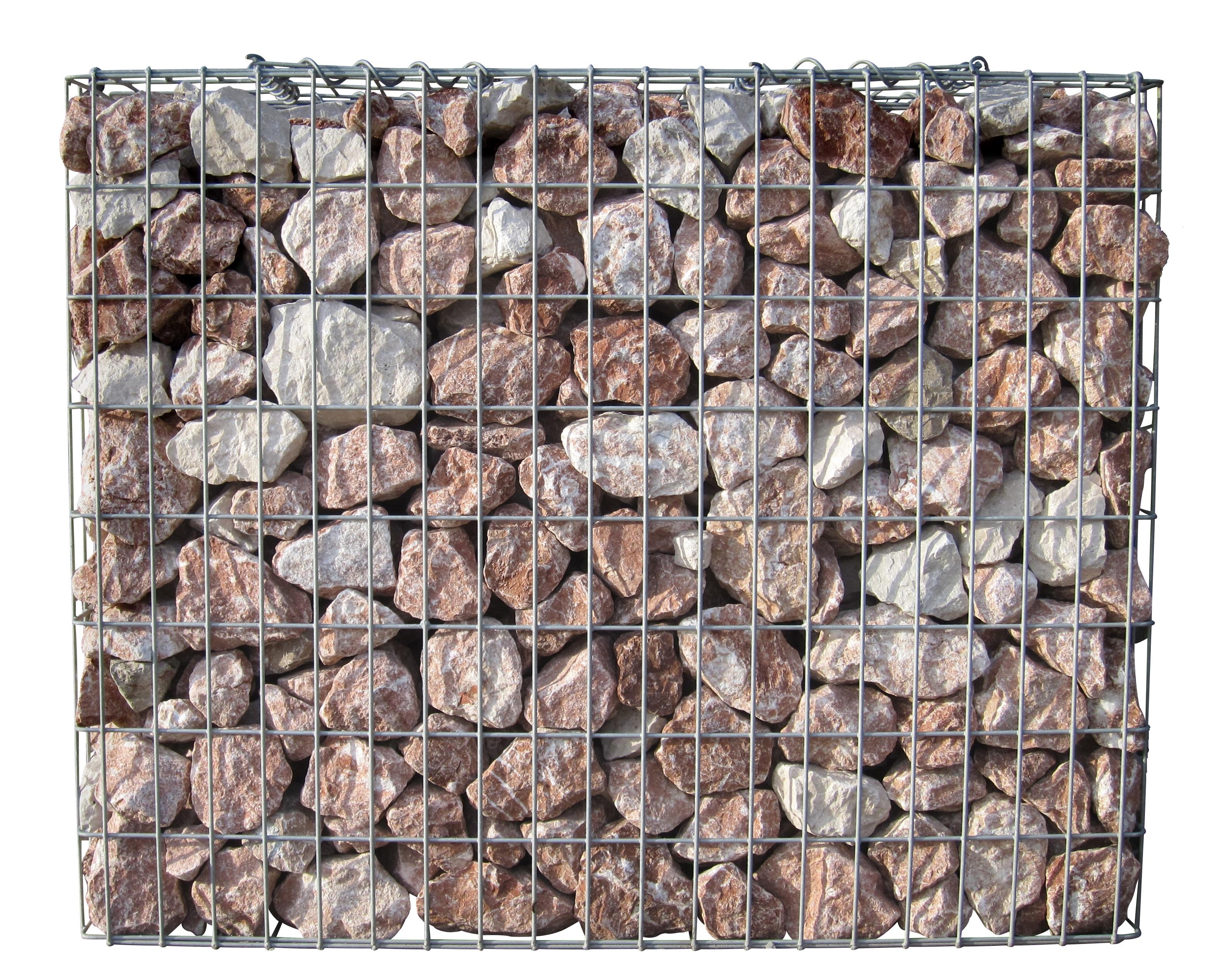 Varmförzinkad gabion 102 cm x 82 cm x 32 cm, maskstorlek 5 cm x 10 cm, helsvetsad