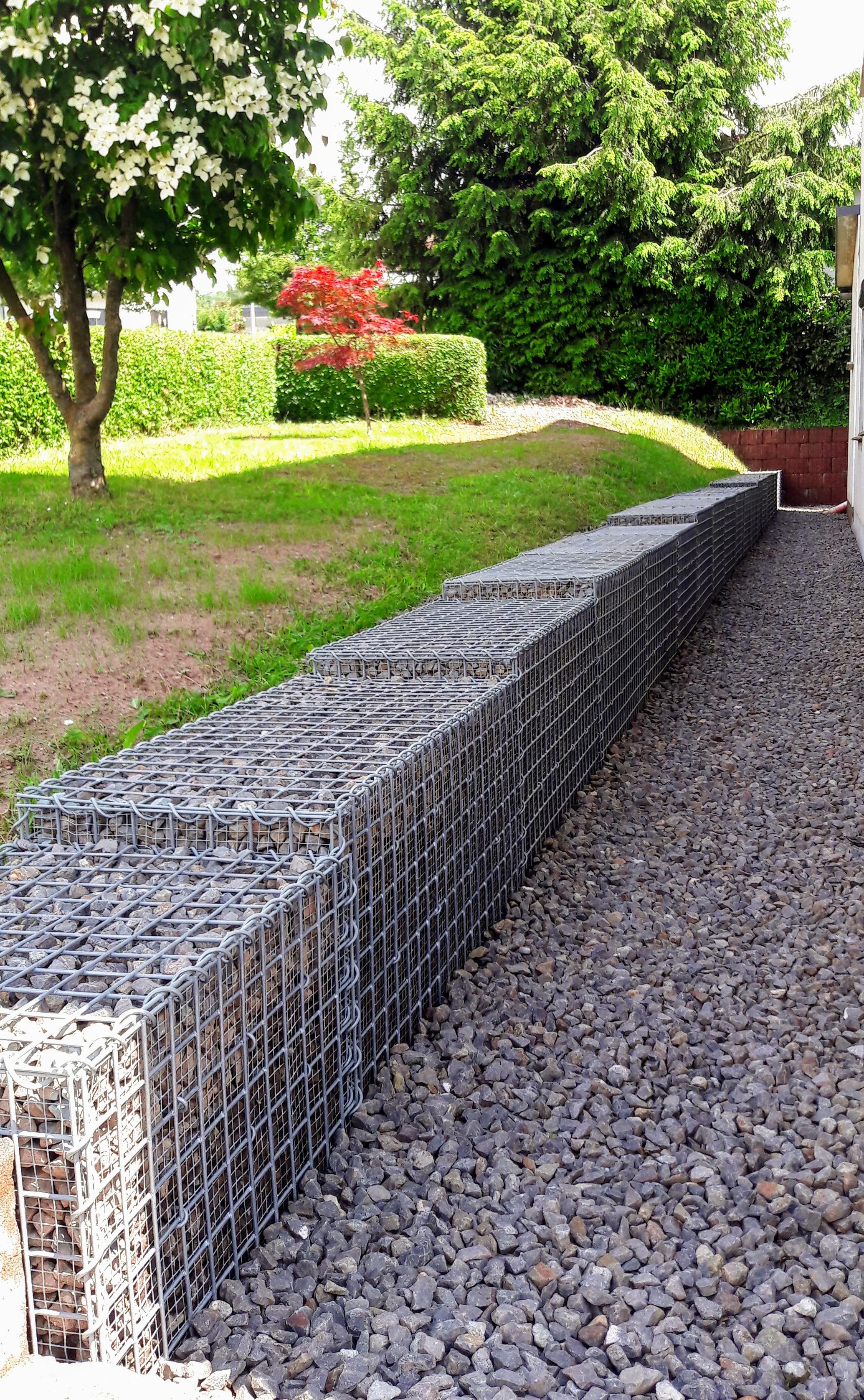 Gabion 100 cm x 50 cm x 50 cm (L x H x D), maskestørrelse 5 cm x 5 cm, spiral