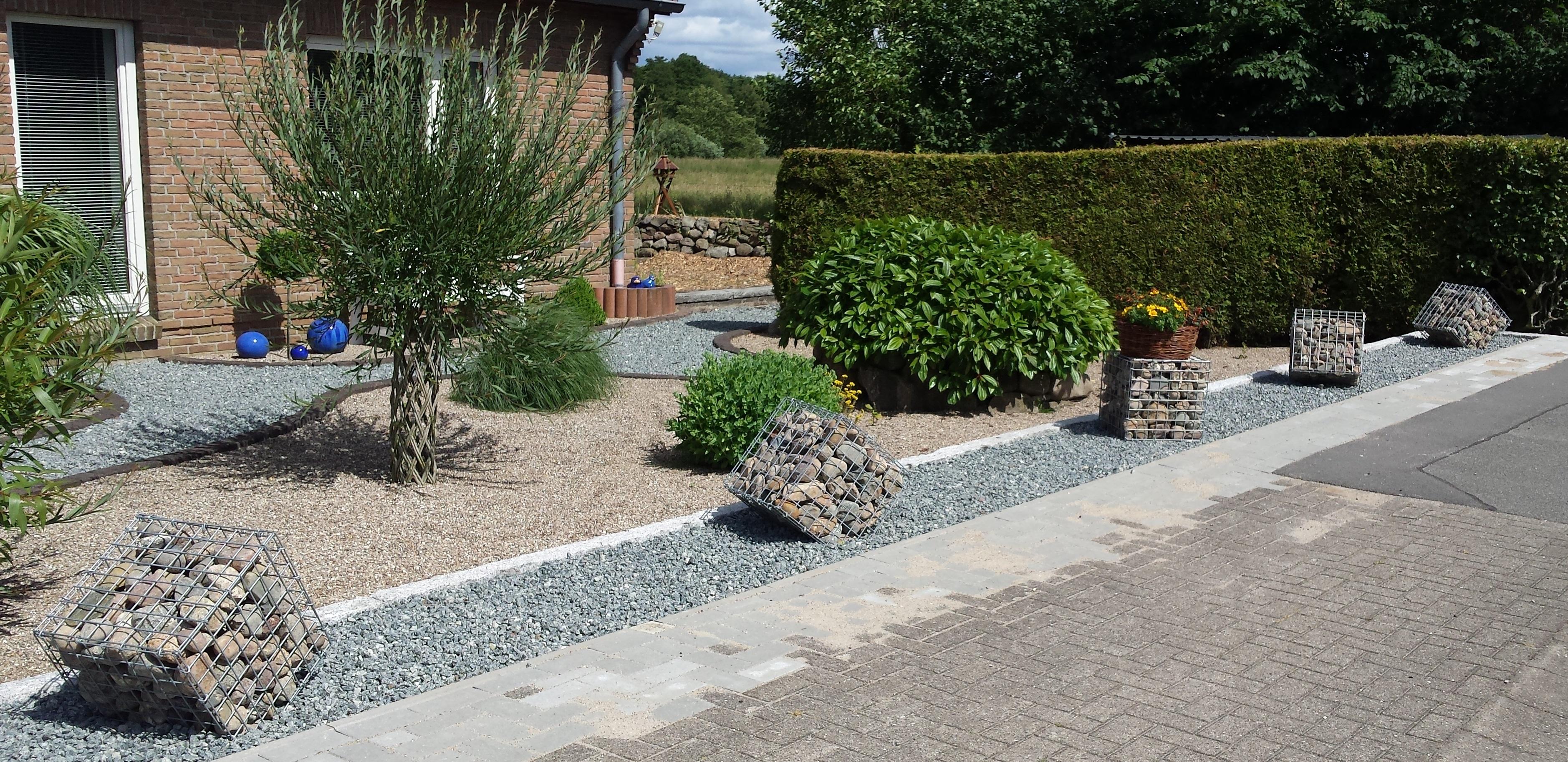 Gabion 40 cm x 40 cm x 40 cm (L x H x P), mailles 5 cm x 5 cm, spirale