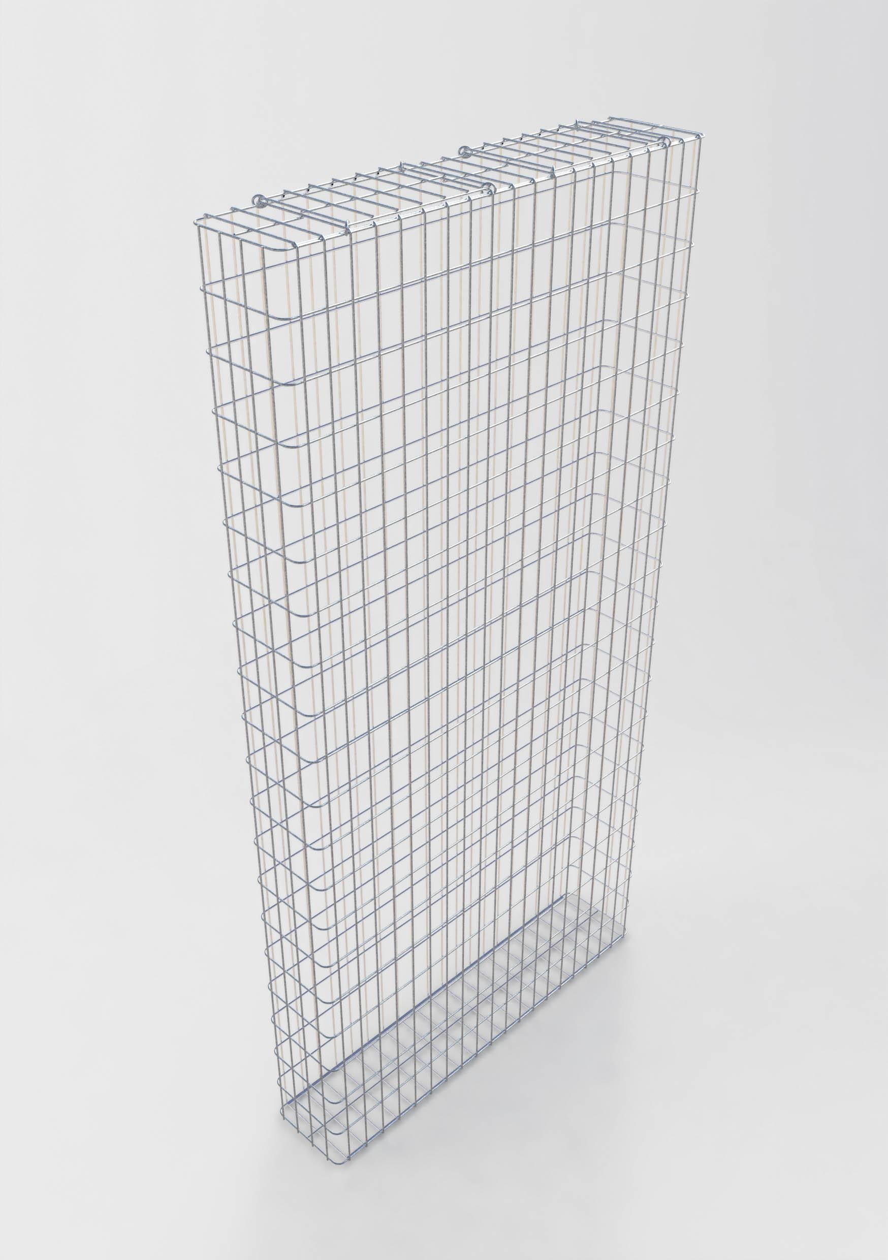Gavión galvanizado en caliente 102 cm x 202 cm x 22 cm, malla 5 cm x 10 cm, totalmente soldado