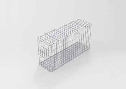 Gabion hot-dip galvanized 102 cm x 52 cm x 32 cm, mesh size 5 cm x 10 cm, fully welded