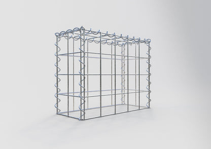 Opvokset gabion type 3 50 cm x 40 cm x 20 cm (L x H x D), maskestørrelse 10 cm x 10 cm, spiral