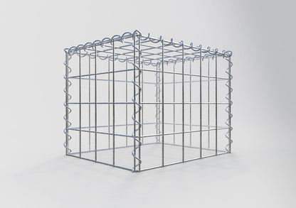 Gabion rapporté type 3 50 cm x 40 cm x 40 cm (L x H x P), mailles 10 cm x 10 cm, spirale