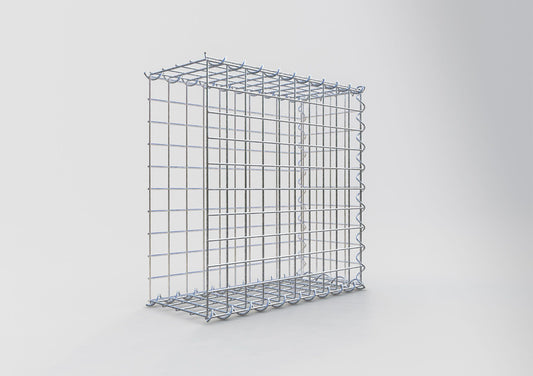 Extra gabion typ 2 50 cm x 50 cm x 20 cm (L x H x D), maskstorlek 5 cm x 5 cm, spiral