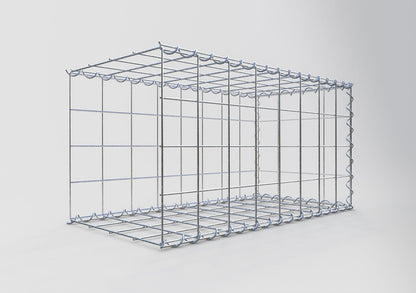 Extra gabion typ 2 80 cm x 40 cm x 40 cm (L x H x D), maskstorlek 10 cm x 10 cm, spiral