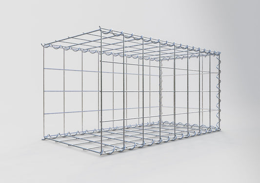 Add-on schanskorf type 2 80 cm x 40 cm x 40 cm (L x H x D), maaswijdte 10 cm x 10 cm, spiraal