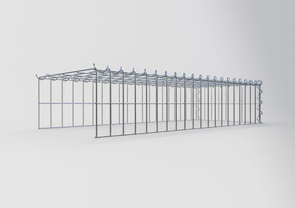 Gavión complementario tipo 4 100 cm x 20 cm x 40 cm (L x A x P), malla 5 cm x 10 cm, espiral