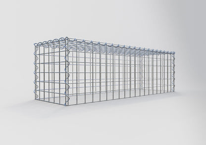 Grown-on gabion type 3 100 cm x 30 cm x 30 cm (L x H x D), mesh size 5 cm x 5 cm, spiral