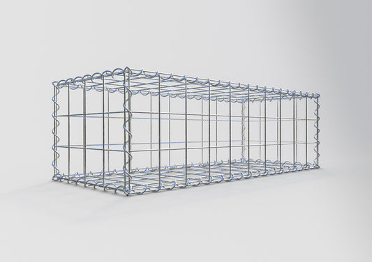 Gabion 100 cm x 30 cm x 40 cm (L x H x P), mailles 10 cm x 10 cm, spirale