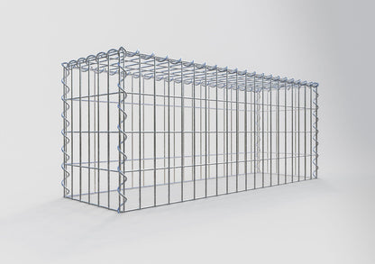 Gavión complementario tipo 3 100 cm x 40 cm x 30 cm (L x A x P), malla 5 cm x 10 cm, espiral