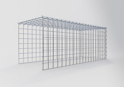 Gavión complementario tipo 4 100 cm x 40 cm x 40 cm (L x A x P), malla 5 cm x 5 cm, espiral