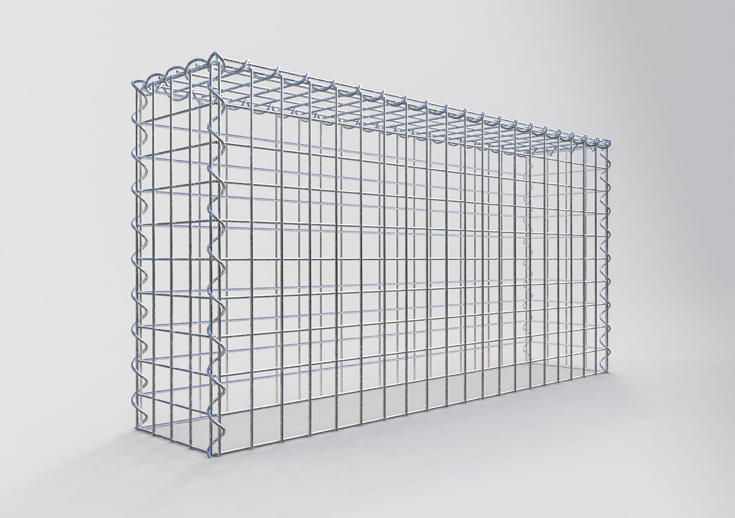 Grown-on gabion type 3 100 cm x 50 cm x 20 cm (L x H x D), mesh size 5 cm x 5 cm, spiral