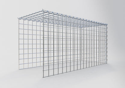 Gabion rapporté type 4 100 cm x 50 cm x 40 cm (L x H x P), mailles 5 cm x 5 cm, spirale