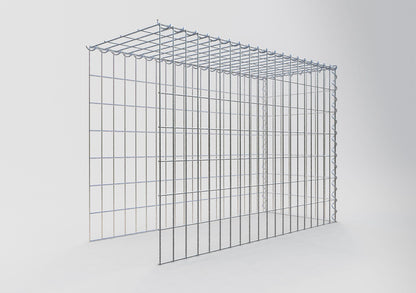 Gavión complementario tipo 4 100 cm x 70 cm x 40 cm (L x A x P), malla 5 cm x 10 cm, espiral