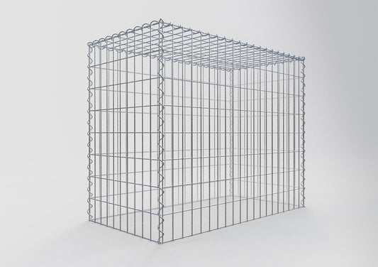 Anbaugabione Typ 3 100 cm x 80 cm x 50 cm (L x H x T), Maschenweite 5 cm x 10 cm, Spirale