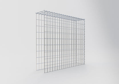 Extra gabion typ 4 100 cm x 90 cm x 20 cm (L x H x D), maskstorlek 5 cm x 10 cm, spiral