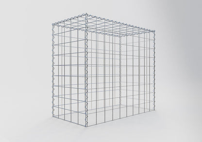 Gabion rapporté type 3 100 cm x 90 cm x 50 cm (L x H x P), mailles 10 cm x 10 cm, spirale