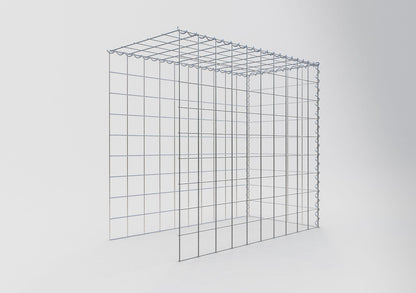 Gabion rapporté type 4 100 cm x 90 cm x 50 cm (L x H x P), mailles 10 cm x 10 cm, spirale