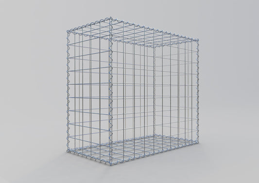Gabion 100 cm x 90 cm x 50 cm (L x H x P), mailles 10 cm x 10 cm, spirale