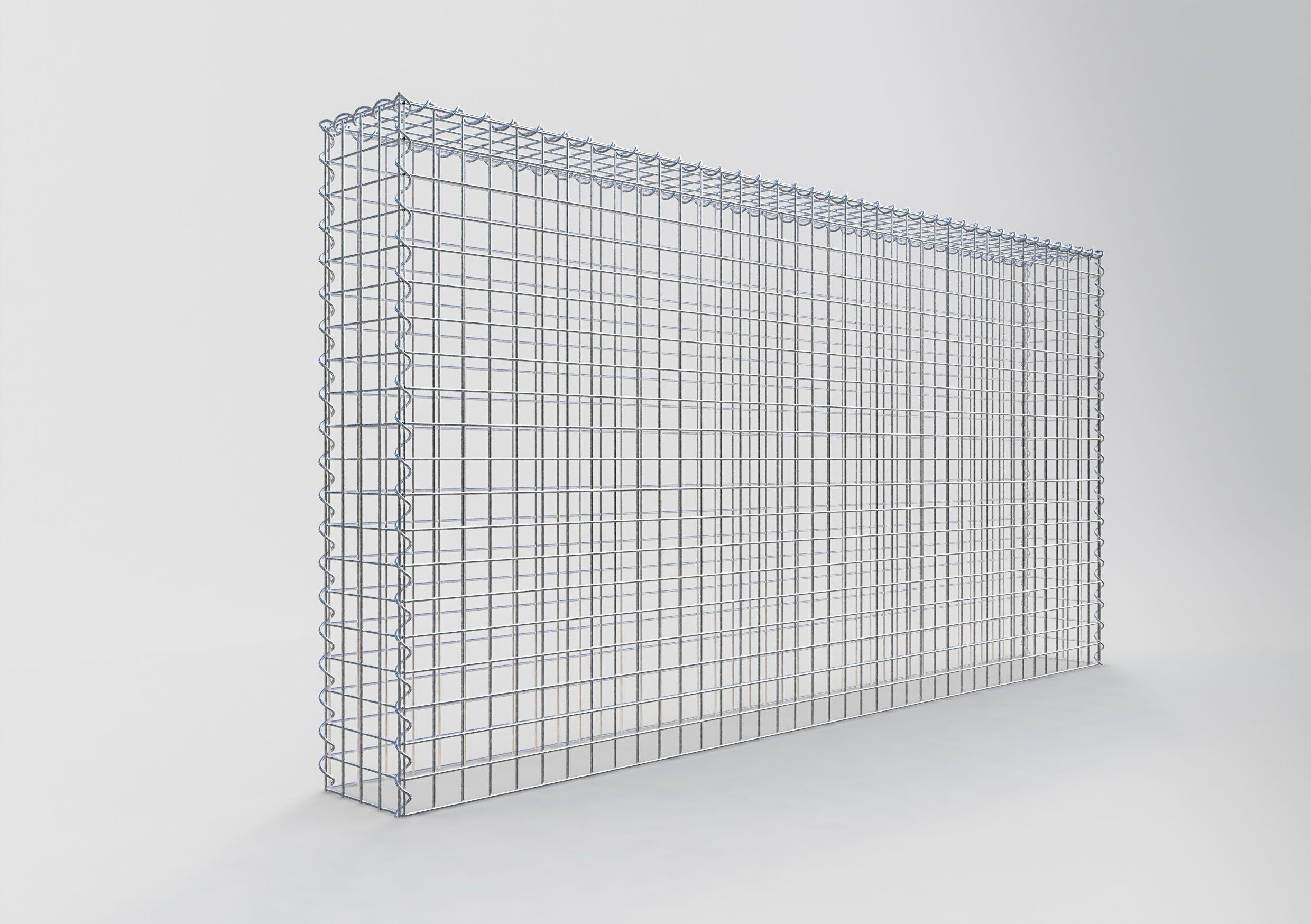 Opvokset gabion type 3 200 cm x 100 cm x 20 cm (L x H x D), maskestørrelse 5 cm x 5 cm, spiral