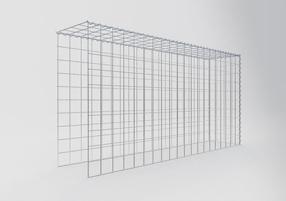 Anbaugabione Typ 4 200 cm x 100 cm x 40 cm (L x H x T), Maschenweite 10 cm x 10 cm, Spirale