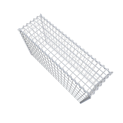 Anbaugabione Typ 3 100 cm x 60 cm x 30 cm (L x H x T), Maschenweite 5 cm x 10 cm, Spirale