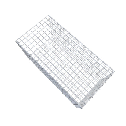 Anbaugabione Typ 2 100 cm x 50 cm x 50 cm (L x H x T), Maschenweite 5 cm x 5 cm, C-Ring