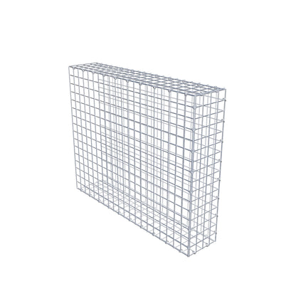 Type 2 oplegkorf 100 cm x 80 cm x 20 cm (L x H x D), maaswijdte 5 cm x 5 cm, C-ring