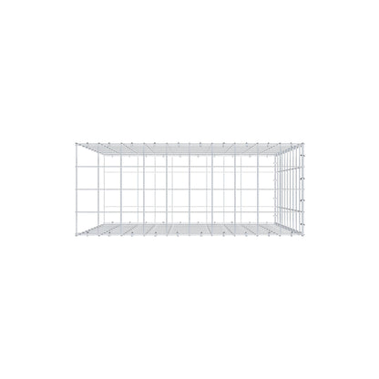 Extra gabion typ 2 100 cm x 100 cm x 40 cm (L x H x D), maskstorlek 10 cm x 10 cm, C-ring