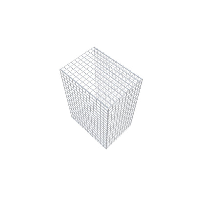 Type 2 oplegkorf 100 cm x 70 cm x 50 cm (L x H x D), maaswijdte 5 cm x 5 cm, C-ring