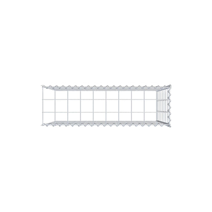 Gabion rapporté type 4 100 cm x 80 cm x 30 cm (L x H x P), mailles 10 cm x 10 cm, spirale