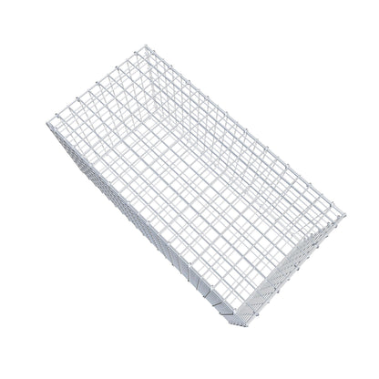 Gabbione 100 cm x 50 cm x 50 cm (L x H x P), maglia 5 cm x 5 cm, anello a C
