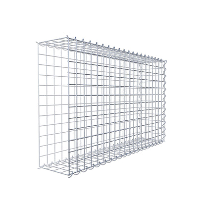 Udvokset gabion type 2 100 cm x 60 cm x 20 cm (L x H x D), maskestørrelse 5 cm x 5 cm, spiral