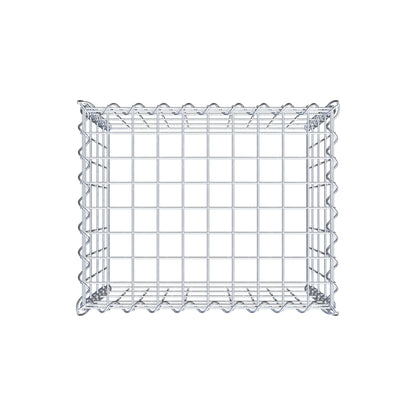 Extra gabion typ 3 50 cm x 40 cm x 40 cm (L x H x D), maskstorlek 5 cm x 10 cm, spiral