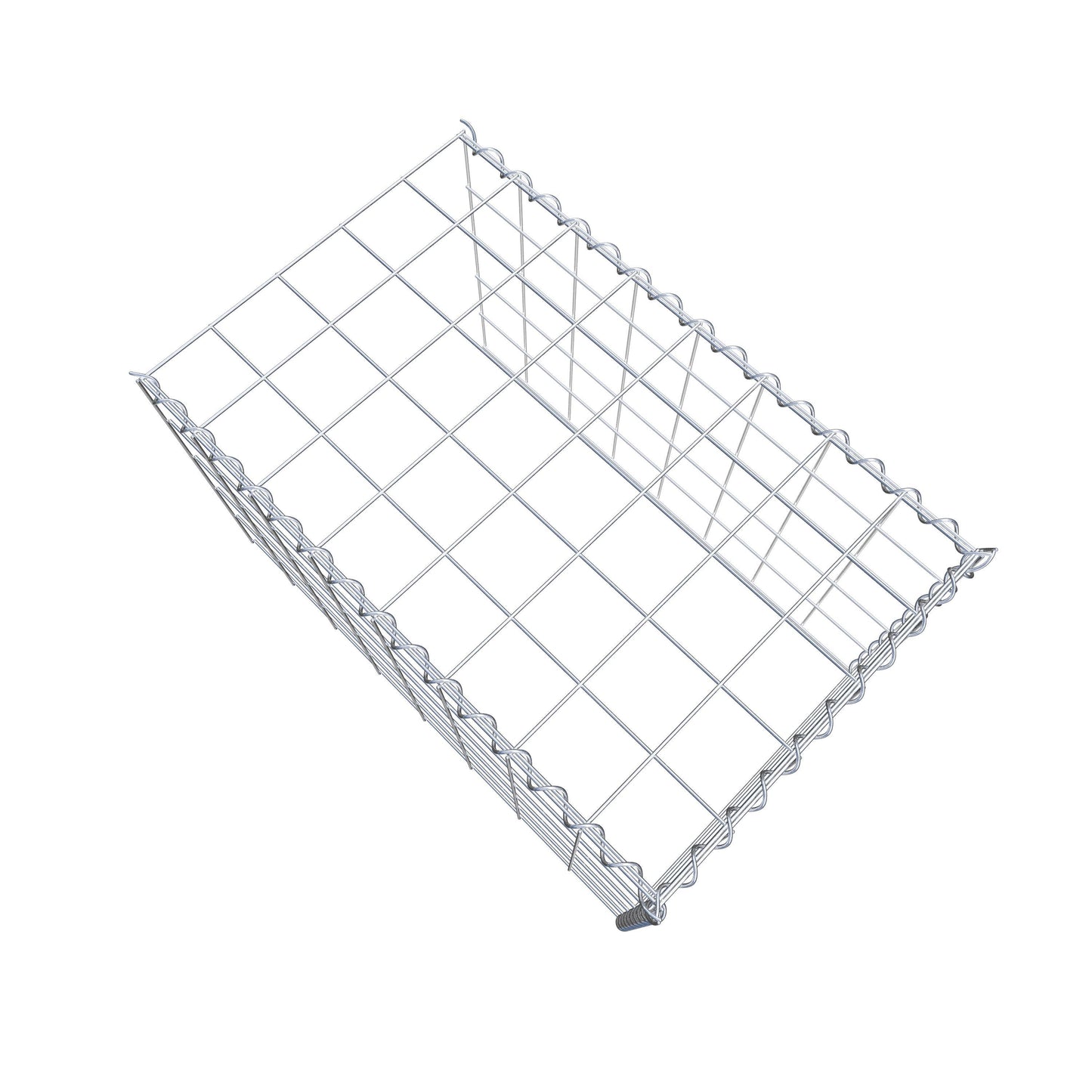 Gavión complementario tipo 4 80 cm x 50 cm x 50 cm (L x A x P), malla 10 cm x 10 cm, espiral