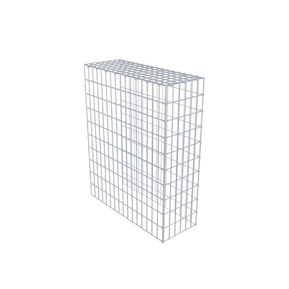 Gavión adicional tipo 4 100 cm x 80 cm x 30 cm (L x A x P), malla 5 cm x 10 cm, anillo en C