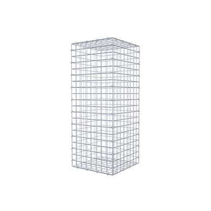 Gavión 100 cm x 40 cm x 40 cm (L x A x P), luz de malla 5 cm x 5 cm, anillo en C