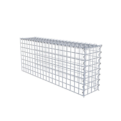 Gavión complementario tipo 4 100 cm x 40 cm x 20 cm (L x A x P), malla 5 cm x 5 cm, espiral
