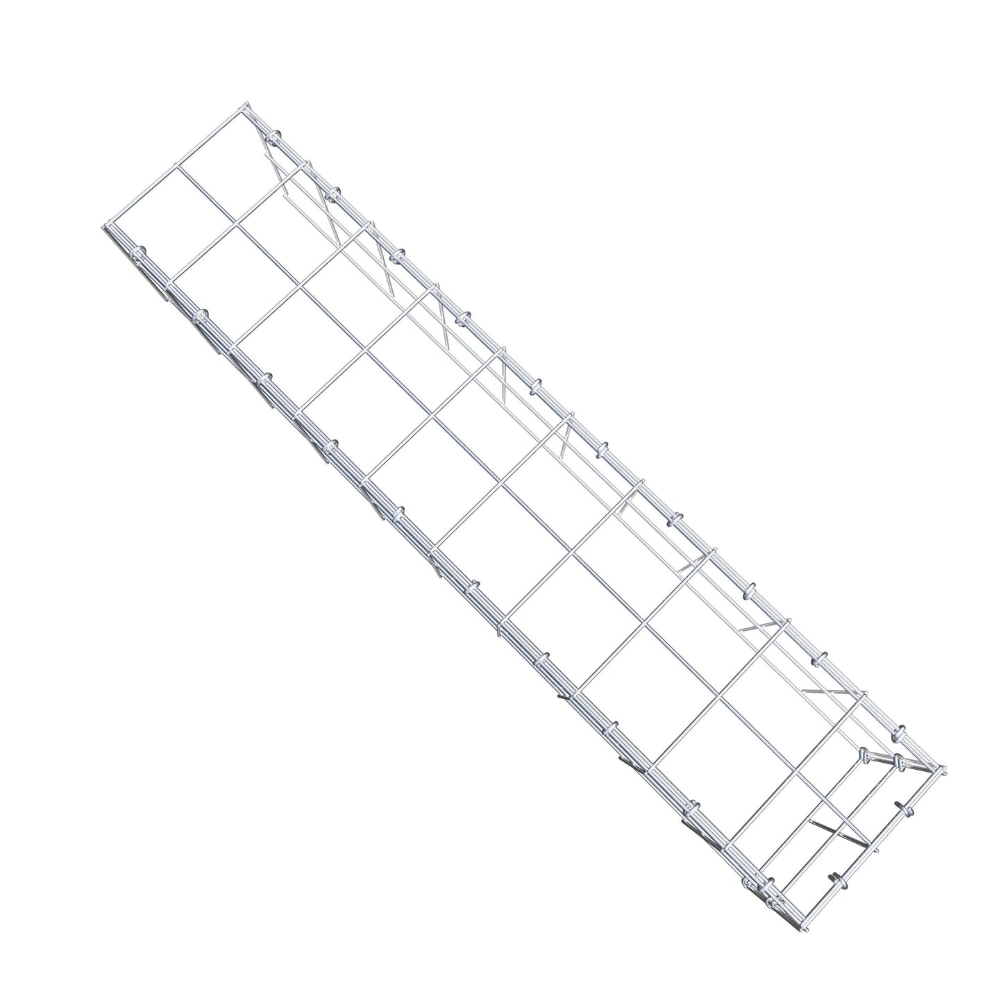 Gavión complementario de tipo 4 100 cm x 20 cm x 20 cm (L x A x P), malla 10 cm x 10 cm, anillo en C