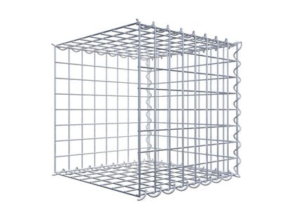 Add-on schanskorf type 2 40 cm x 40 cm x 40 cm (L x H x D), maaswijdte 5 cm x 5 cm, spiraalvormig
