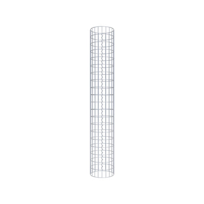 Gabionensäule rund 32 cm Durchmesser, 200 cm Höhe, Maschenweite 5 cm x 10 cm