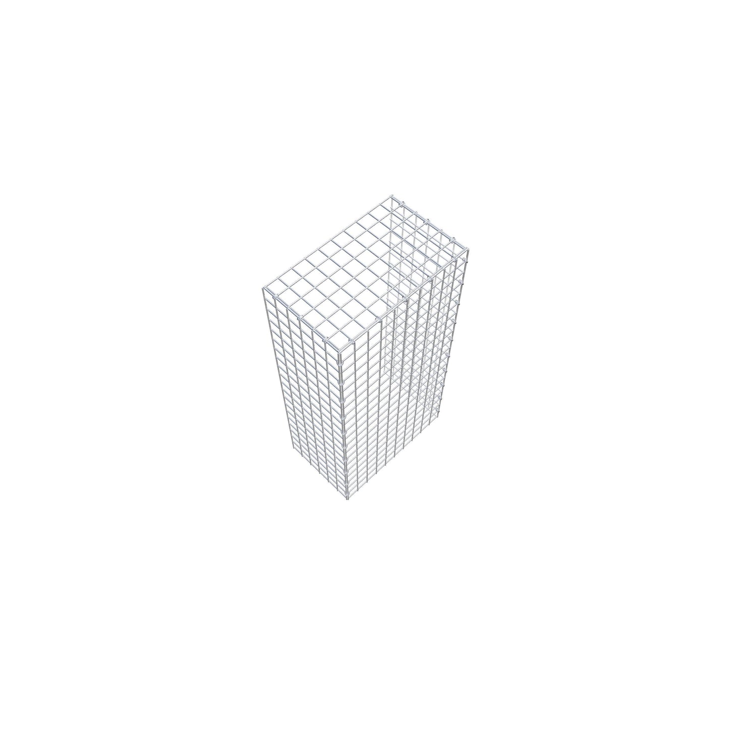 Type 4 oplegkorf 100 cm x 30 cm x 50 cm (L x H x D), maaswijdte 5 cm x 5 cm, C-ring