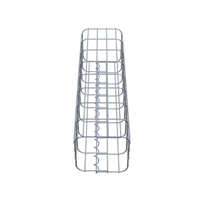 Gabion column square 22 cm x 22 cm, 80 cm height, MW 5 cm x 10 cm