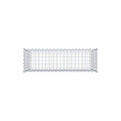 Gabion 100 cm x 60 cm x 30 cm (L x H x P), mailles 5 cm x 5 cm, spirale
