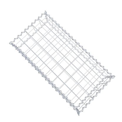 Gabion 100 cm x 20 cm x 50 cm (L x H x P), mailles 10 cm x 10 cm, spirale