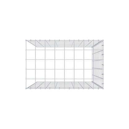 Fourche rapportée type 4 100 cm x 80 cm x 50 cm (L x H x P), mailles 10 cm x 10 cm, anneau C