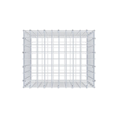 Gabbione 50 cm x 40 cm x 40 cm (L x H x P), maglia 5 cm x 5 cm, anello a C