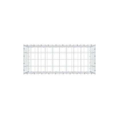 Gabione 100 cm x 50 cm x 40 cm (L x H x T), Maschenweite 10 x 10 cm, Spiralring
