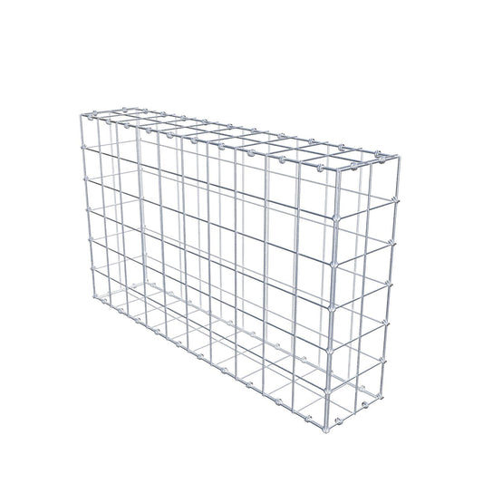 Gabion 100 cm x 60 cm x 20 cm (L x H x D), mesh size 10 x 10 cm, spiral ring