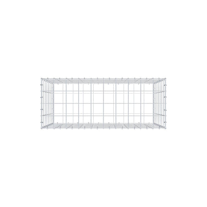 Gabion 100 cm x 70 cm x 40 cm (L x H x D), maskestørrelse 10 cm x 10 cm, C-ring